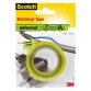 Ruban isolant universel, 15 mm x 10 m, jaune / vert