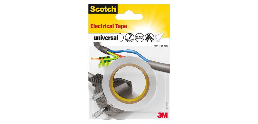 Ruban isolant universel, 15 mm x 10 m, blanc