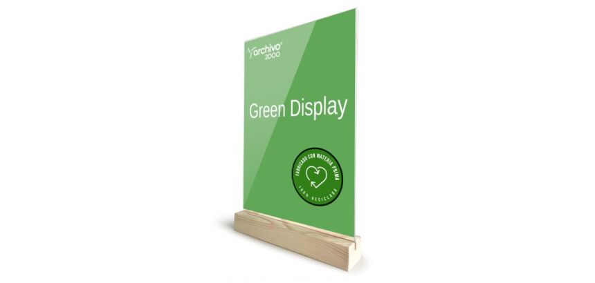 Expositor de sobremesa Green Display A4