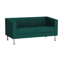 Sofa 2 seats ODEL - Fabric, metal legs