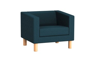 Chair ODEL - fabric, wooden feet