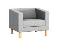 Chair ODEL - fabric, wooden feet