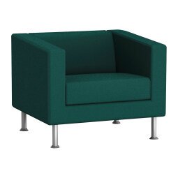 Chair ODEL - fabric, alu undercarriage