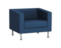 Sessel ODEL - Stoff in Flaschengrün