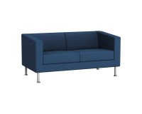 Sofa 2 seats ODEL - Fabric, metal legs