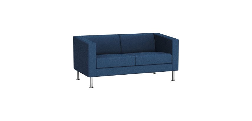 Sofa 2 Sitze ODEL - Stoff, Metallfüße