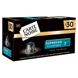 Capsules de café Carte Noire Classique N° 7 - Boîte de 30