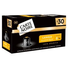 Capsules de café Carte Noire Lungo Classique N° 6 - Boîte de 30