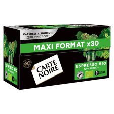 Capsules de café Carte Noire Espresso Bio - Boîte de 30