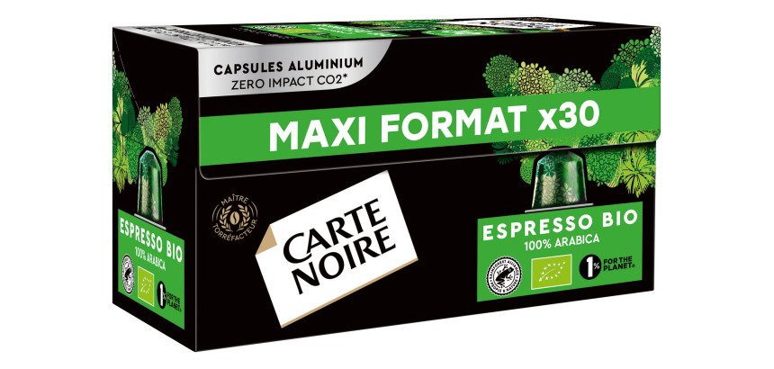 Capsules de café Carte Noire Espresso Bio - Boîte de 30