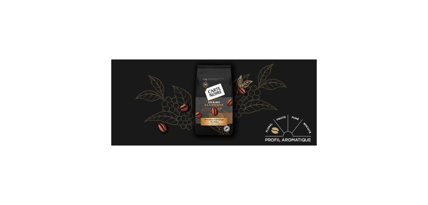 Café en grains Carte Noire Classique - Paquet de 1 kg