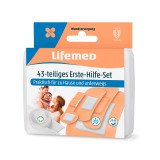 Kit de pansements de premiers secours Lifemed, 43 pièces