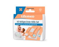 Kit de pansements de premiers secours Lifemed, 43 pièces