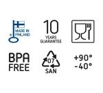 SmartStore Boîte de rangement COMPACT CLEAR S, 1,5 litres