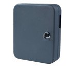 Armoire à clés en acier, fermeture à clé, gris foncé