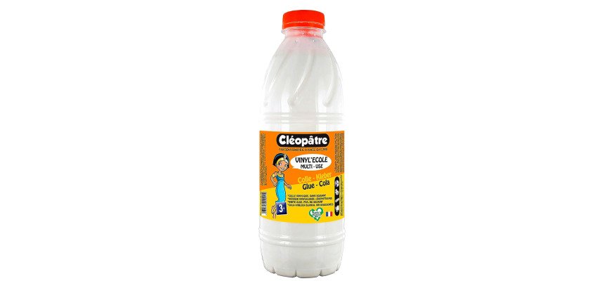Colle blanche vinylique Cléopatre Vinyl'école - Flacon de 1 L