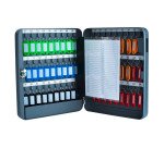 Armoire à clés pour 54 clés, gris foncé