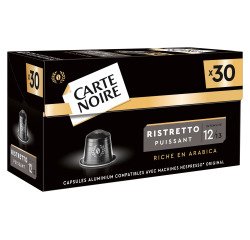Capsules de café Carte Noire Ristretto N° 12 - Boîte de 30
