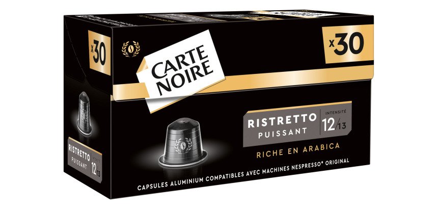 Capsules de café Carte Noire Ristretto N° 12 - Boîte de 30