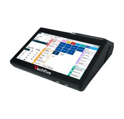 TECHFIVE ECR200 Caisse enregistreuse écran tactile, imprimante et afficheur integrés