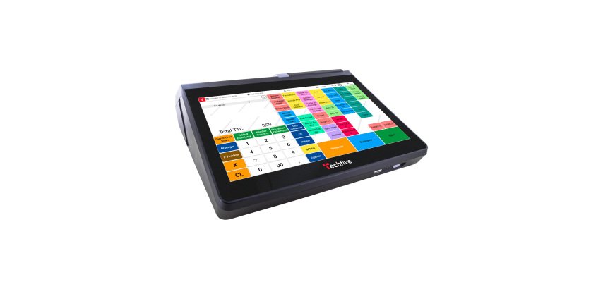Techfive – Caisse enregistreuse "Comptoir Max 11,6’’ - Certificat LNE (BYCYB) & prête Facturation Électronique