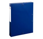 Carpeta de proyectos lomo 40mm PP 100% reciclado A4 Bee Blue Exacompta azul marino