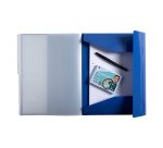 Carpeta clasificadora 8 compartimentos PP 100% reciclado A4 Bee Blue Exacompta azul marino