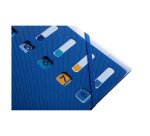 Carpeta clasificadora 8 compartimentos PP 100% reciclado A4 Bee Blue Exacompta azul marino
