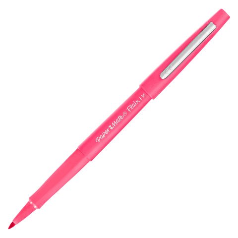 Rotulador Flair punta media Papermate Rosa