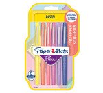 Stylo feutre Paper Mate Flair pastel écriture moyenne - Pochette de 6