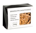 Bracelets caoutchouc tailles assorties - Paquet de 100 g