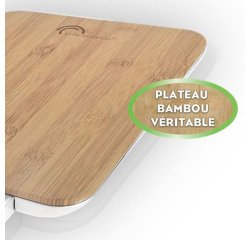 Pesacartas y paquetes LB OFFICE 10KG/1G con plataforma de bambú