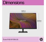 Ecran PC FHD 23.8" HP  P24h G5