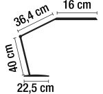 Lampe de bureau Led intégre Giant Silva - Cep - 11,13 W - Bras articulé, blanc/bois