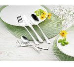 fourchette 'Sylvia', kit de 12, en acier inoxydable