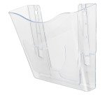 Deflecto DocuPockets wall organizer, single pocket, clear