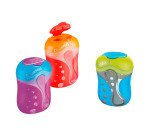 Sacapuntas color peps 2 usos con deposito colores surtidos