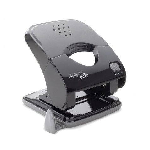 Perforadora de oficina 2 agujeros ECO X5 Rapesco - capacidad para 40 hojas