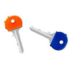 Protections rondes pour clés, carton de 100 pièces