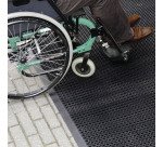 Tapis Caillebotis petits trous avec bordures