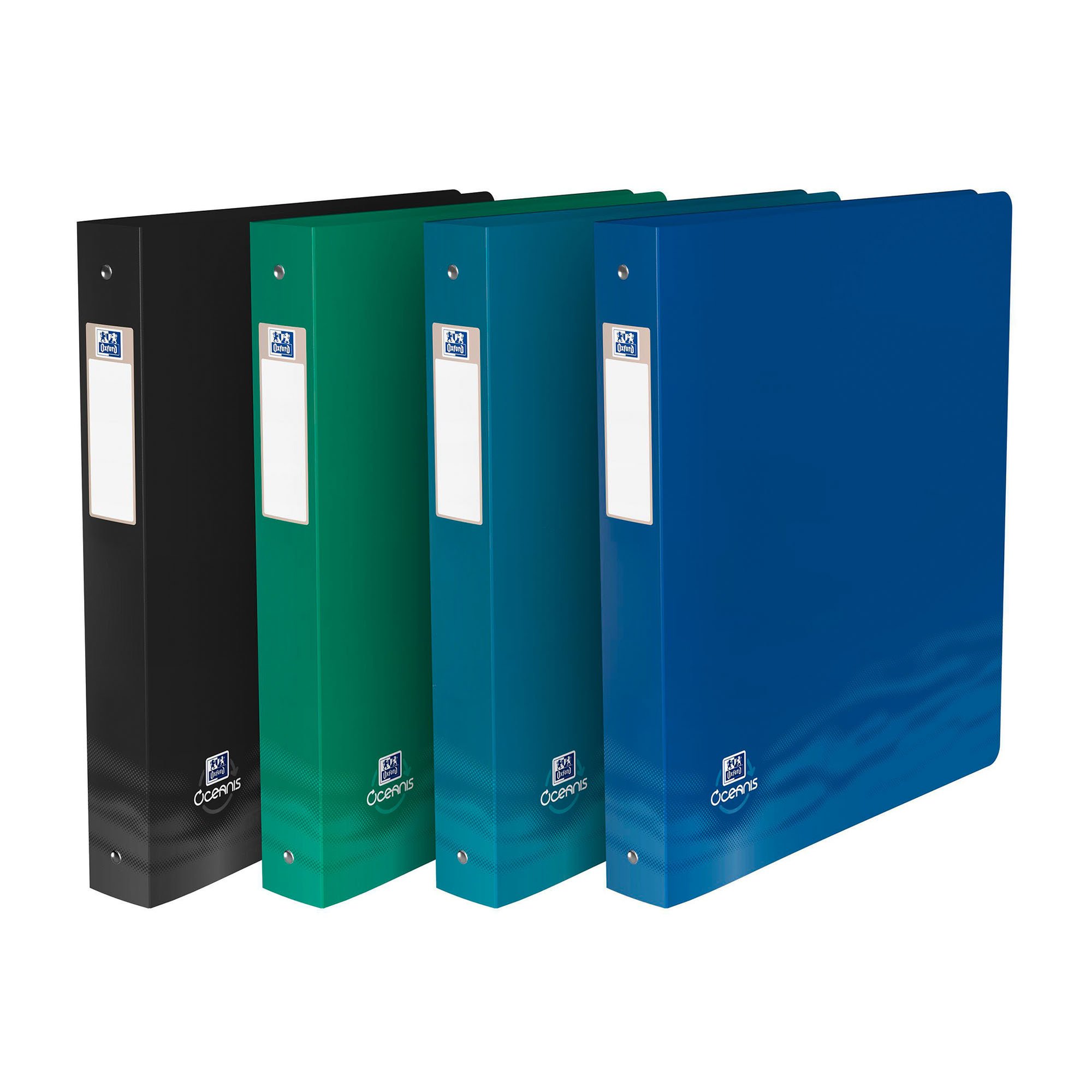 Intercalaires A4 Plastique Opaque Oxford Strongline - 5 Positions Pastel - 4 Trous Pour Classeur 2 Ou 4 Anneaux