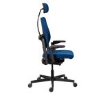 Chaise ultra-ergonomique Xavier avec accoudoirs et appuie-tête réglables