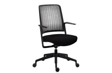 Chaise de bureau Willo avec accoudoirs
