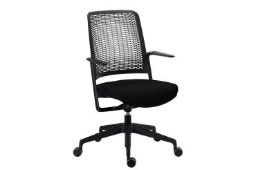 Chaise de bureau Willo avec accoudoirs