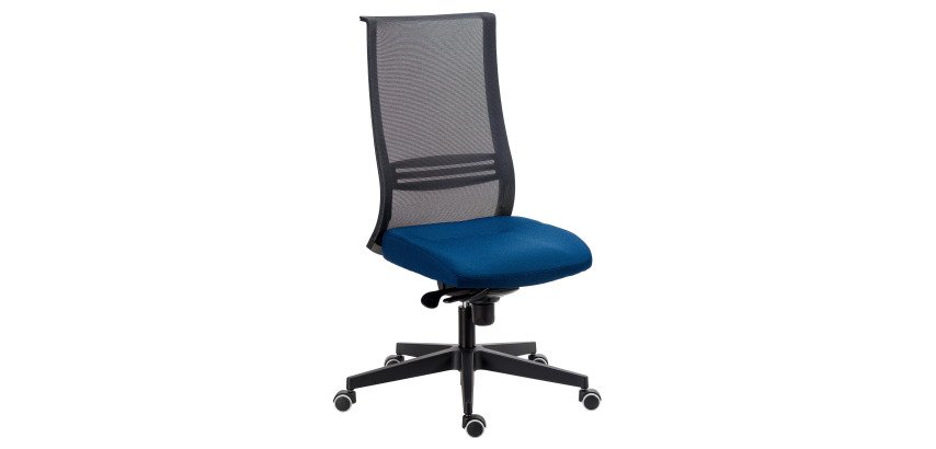 Chaise de bureau August - dossier maille - mécanisme synchrone