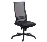 Chaise de bureau August - dossier maille - mécanisme synchrone