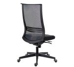 Chaise de bureau August - dossier maille - mécanisme synchrone