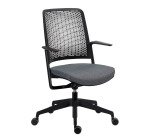 Chaise de bureau Willo avec accoudoirs