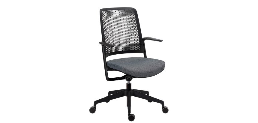 Chaise de bureau Willo avec accoudoirs