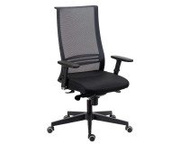 Silla de oficina August con reposabrazos 3D